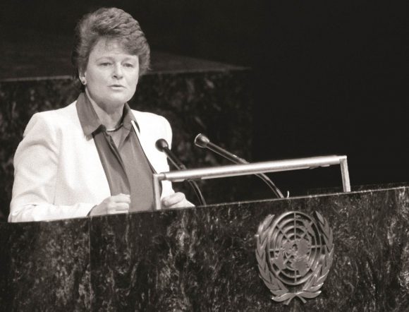 Gro Harlem Brundtland, 1987